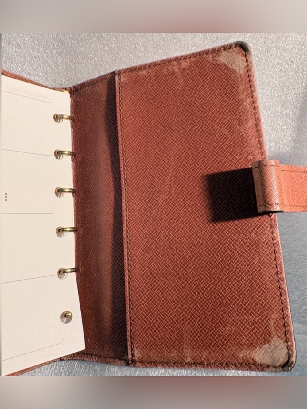 Louis Vuitton Epi Agenda PM Planner Organizer Kenyan Fawn Brown Vintage Spain - Picture 4 of 10